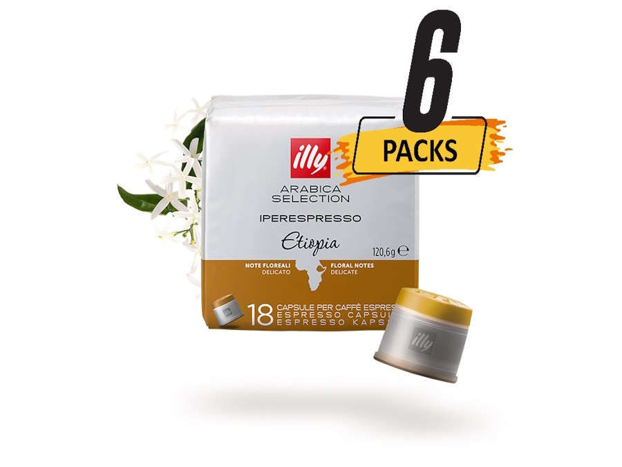 ILLYCAFFE' S.P.A 108 capsule - Caffè Iperespresso Arabica Selection Etiopia