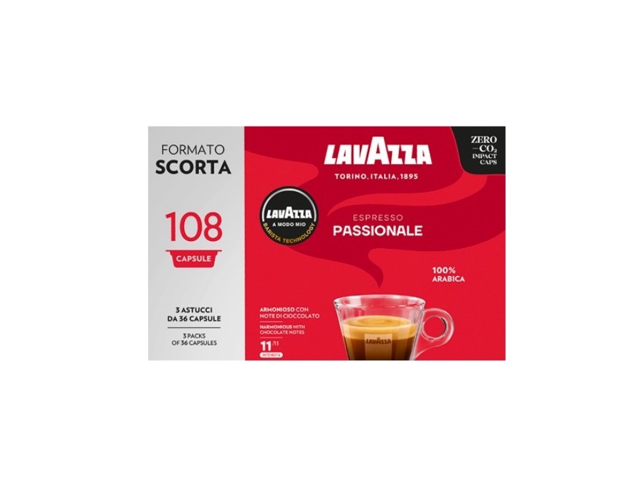 LAVAZZA 108 Capsule Espresso Passionale - A modo mio