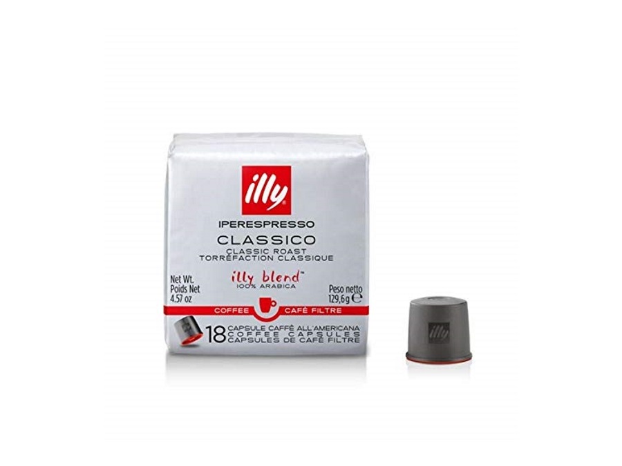 ILLYCAFFE' S.P.A 18 capsule - Caffè all'americana iperespresso tostato classico lungo