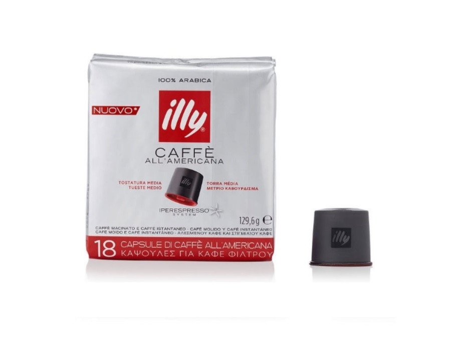 ILLYCAFFE' S.P.A 18 capsule - Caffè all'americana iperespresso tostatura media