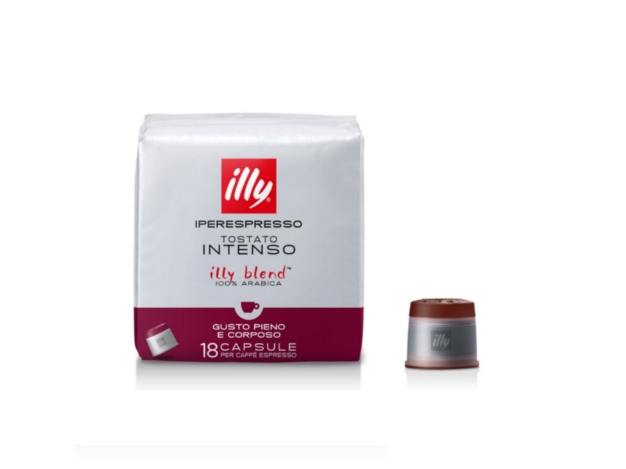 ILLYCAFFE' S.P.A 18 capsule - Caffè Iperespresso tostato intenso