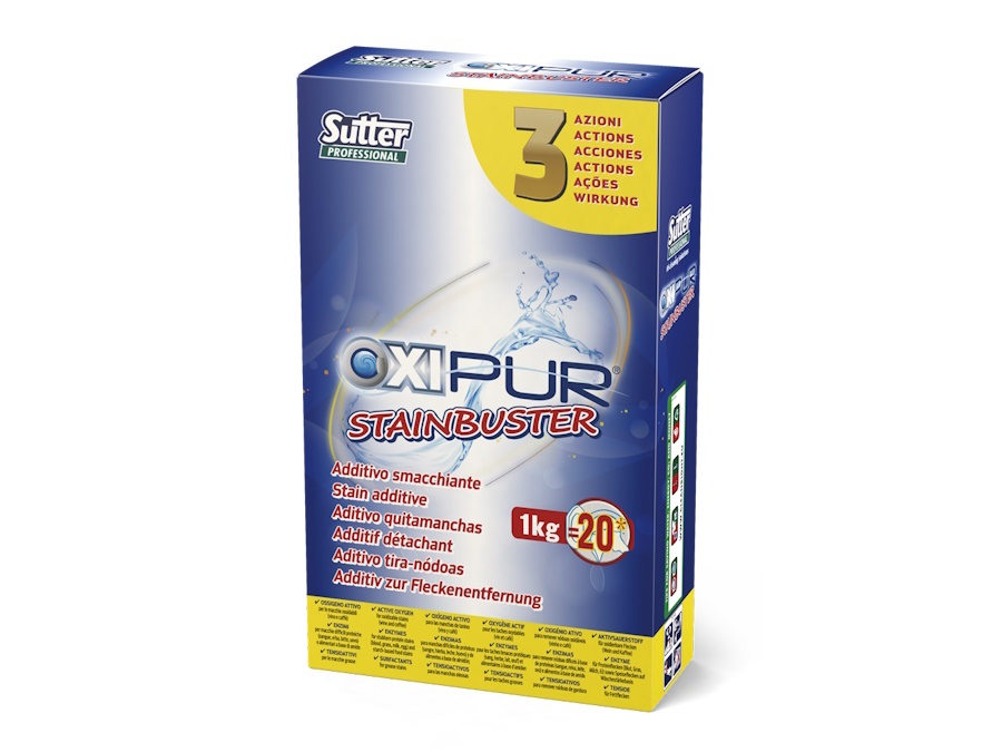 SUTTER PROFESSIONAL Additivo smacchiante OXIPUR STAINBUSTER 1Kg