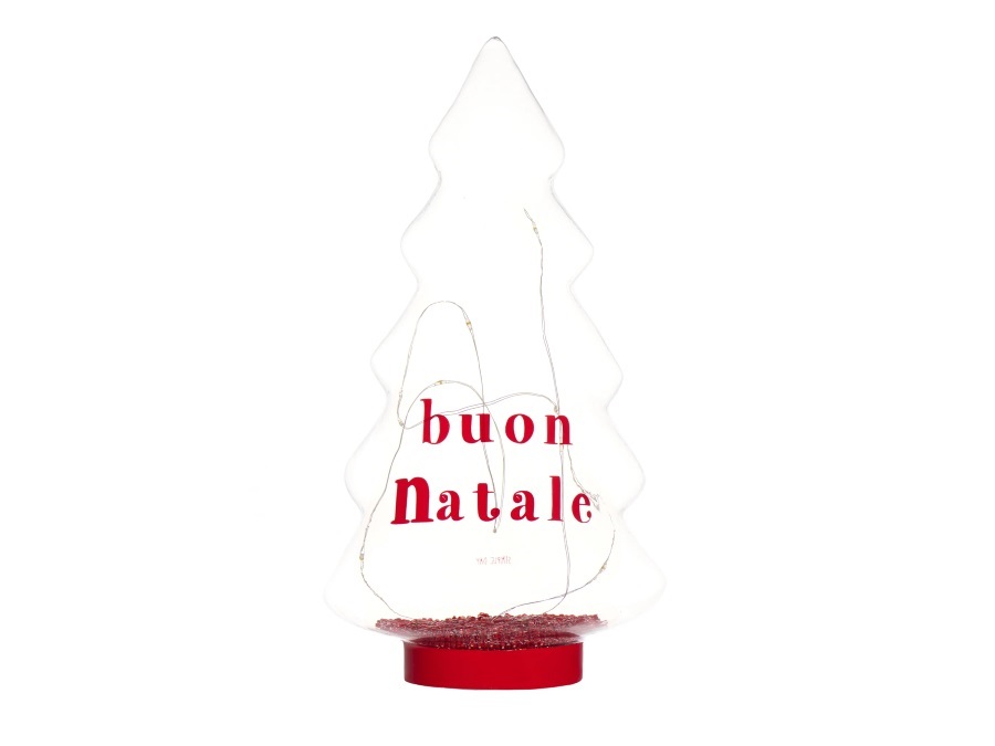 SIMPLE DAY LIVING & LIFESTYLE Albero Buon Natale - grande rosso