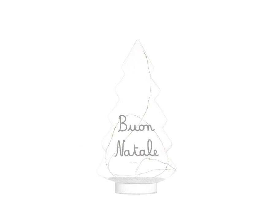 SIMPLE DAY LIVING & LIFESTYLE Albero Buon Natale - piccolo bianco