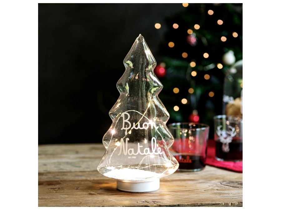 SIMPLE DAY LIVING & LIFESTYLE Albero Buon Natale - piccolo bianco