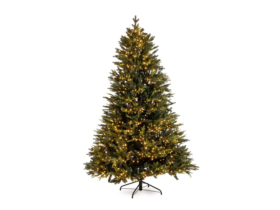 BIZZOTTO Albero di natale Berkshire h 240 cm - 7456 rami 2500 led