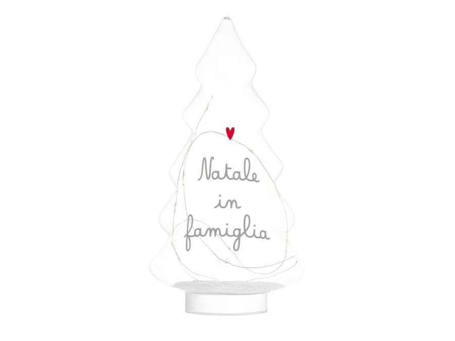 SIMPLE DAY LIVING & LIFESTYLE Albero Natale in famiglia - grande bianco