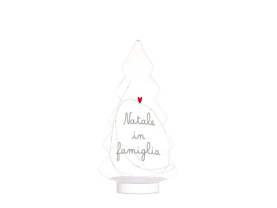 SIMPLE DAY LIVING & LIFESTYLE Albero Natale in famiglia - piccolo bianco