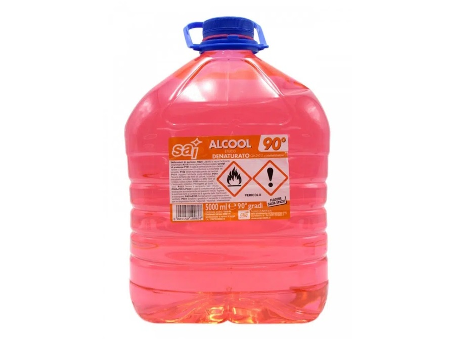 SAI ALCOOL DENATURATO 90 GRADI - 5 LT