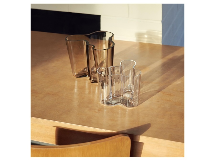 IITTALA Alvar Aalto, vaso lino in vetro 160 mm