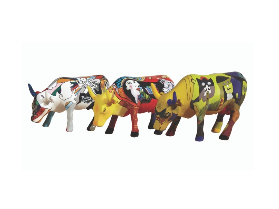 COWPARADE Art pack Picowsso, 3 pezzi