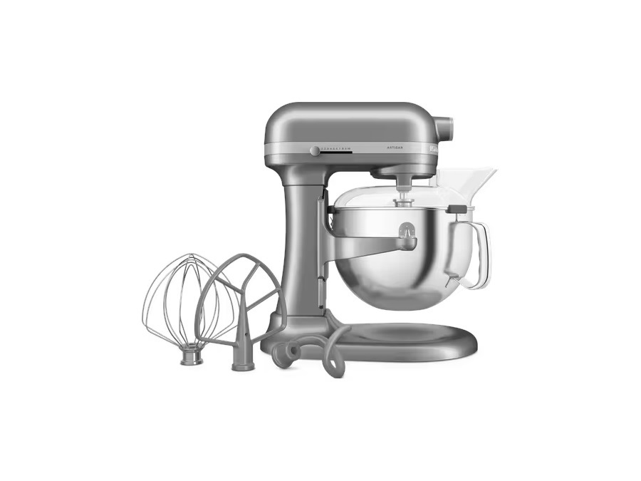 KITCHENAID Artisan, Planetaria con ciotola sollevabile, 5,6 L, argento placcato