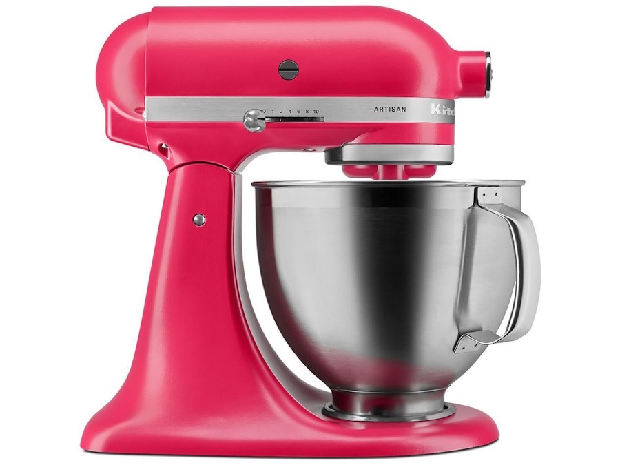 KITCHENAID Artisan, planetaria con testa reclinabile 4,7 Lt, accessori in acciaio inox, Hibiscus