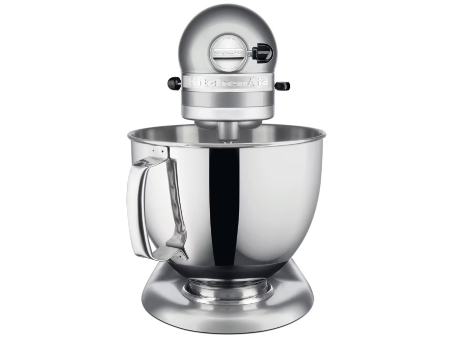 KITCHENAID Artisan, planetaria con testa reclinabile 4,8 Lt, accessori in acciaio inox, contour silver