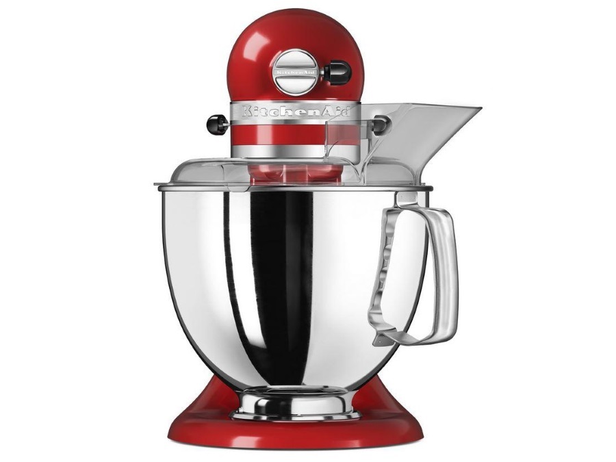 KITCHENAID Artisan, planetaria con testa reclinabile 4,8 Lt, accessori in acciaio inox, Empire Red