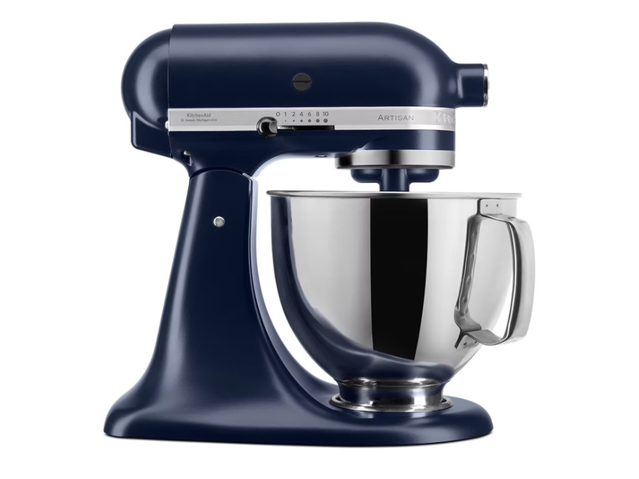 KITCHENAID Artisan, planetaria con testa reclinabile 4,8 Lt, accessori in acciaio inox, ink blue