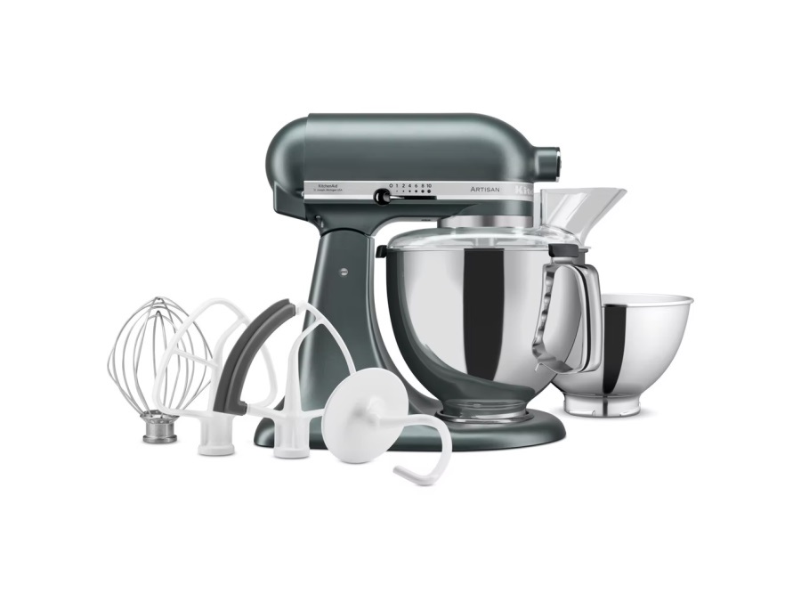 KITCHENAID Artisan, planetaria con testa reclinabile 4,8 Lt, accessori in acciaio inox, juniper