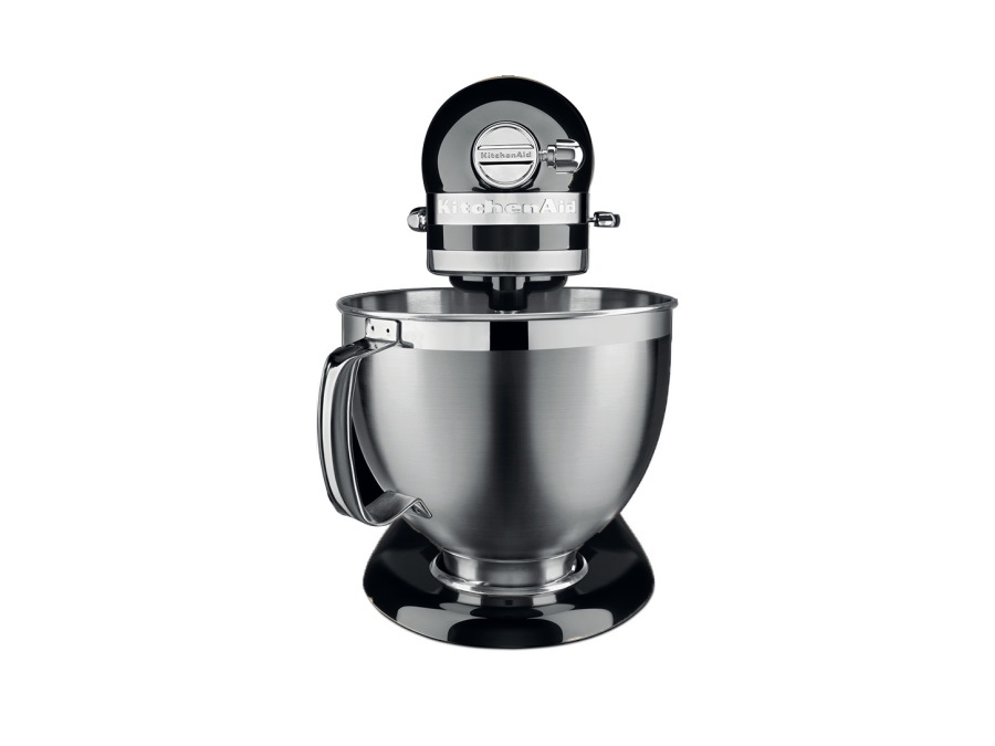 KITCHENAID Artisan, planetaria con testa reclinabile 4,8 Lt, accessori in acciaio inox, onix black