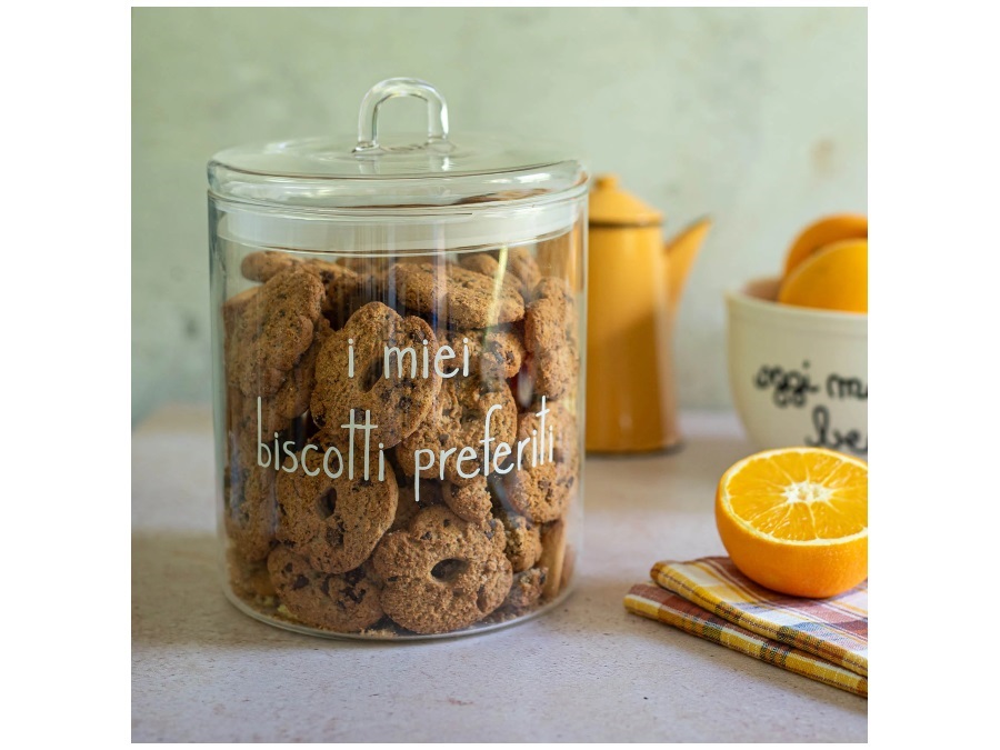 SIMPLE DAY LIVING & LIFESTYLE Barattolo I miei biscotti preferiti, Ø15 cm