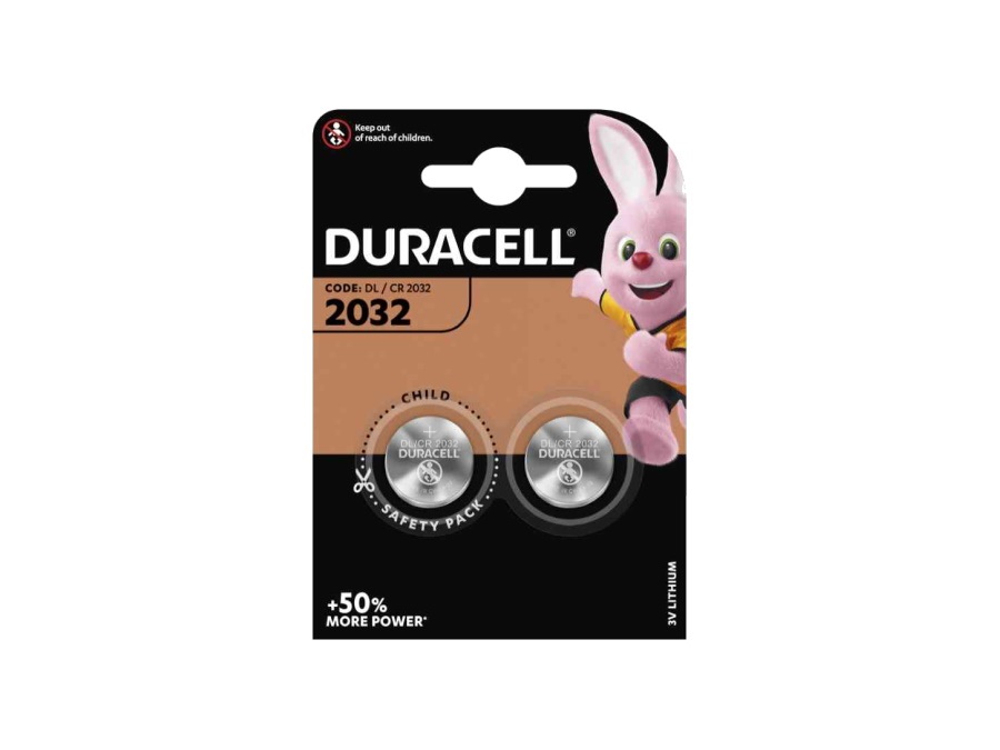 DURACELL Batteria electronics litio, 3V, 2032, 2 pezzi