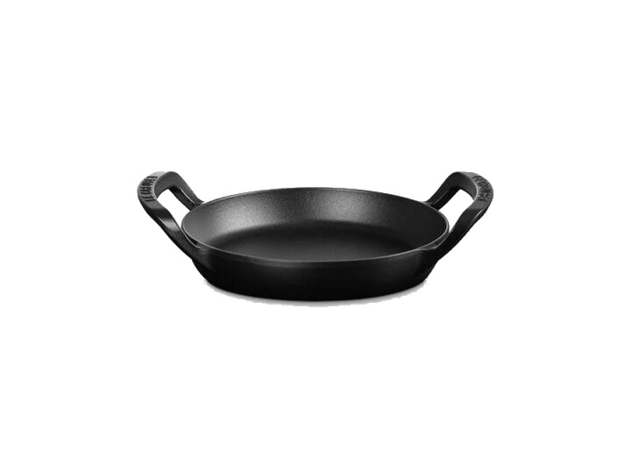 LE CREUSET Bbq outdoor, grill rotondo 25 cm in ghisa vetrificata - nero