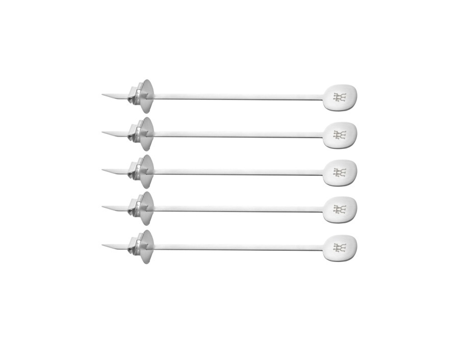 ZWILLING J.A.HENCKELS ITALIA BBQ+, Set spiedini 5 pz in acciaio