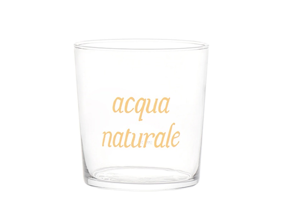 SIMPLE DAY LIVING & LIFESTYLE Bicchiere acqua naturale oro, 35 cl