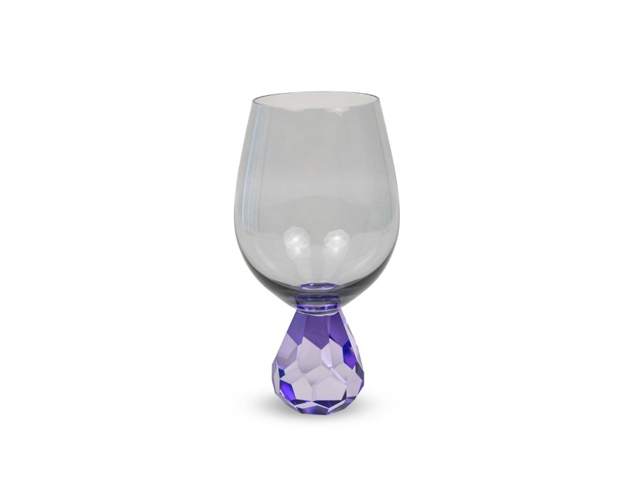 WD LIFESTYLE Bicchiere cocktail in vetro, grigio-viola