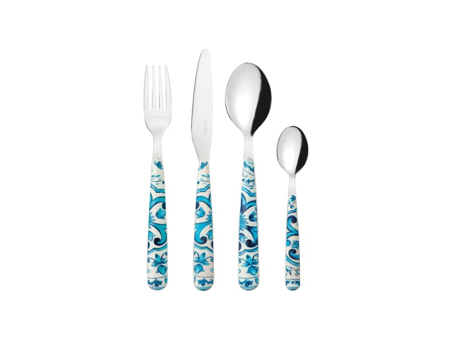 FRATELLI GUZZINI S.P.A. Blues, set 24 posate blu mediterraneo