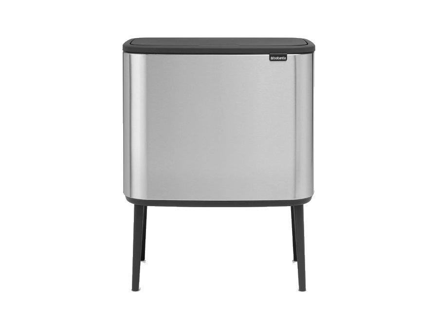 BRABANTIA Bo touch bin pattumiera 11 + 23 litri - matt steel