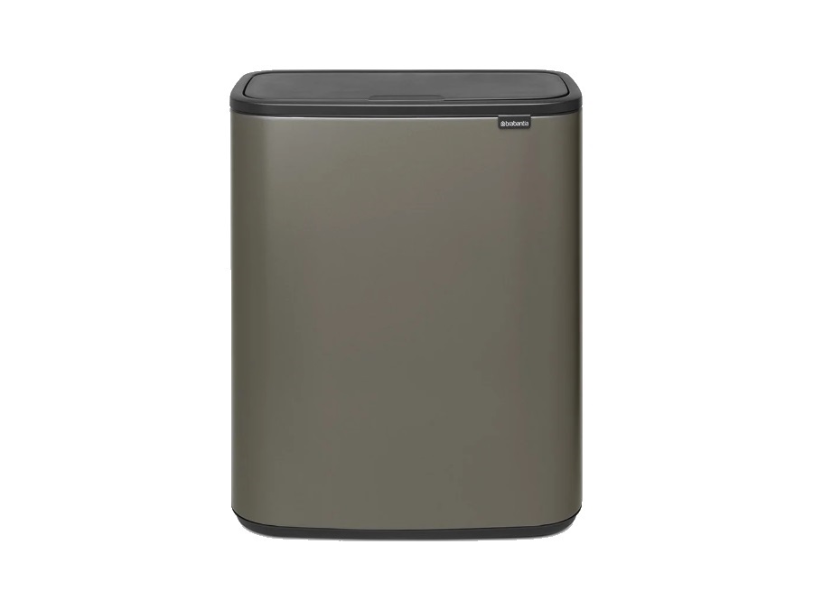 BRABANTIA BO TOUCH BIN pattumiera 2 x 30 litri - Platinum