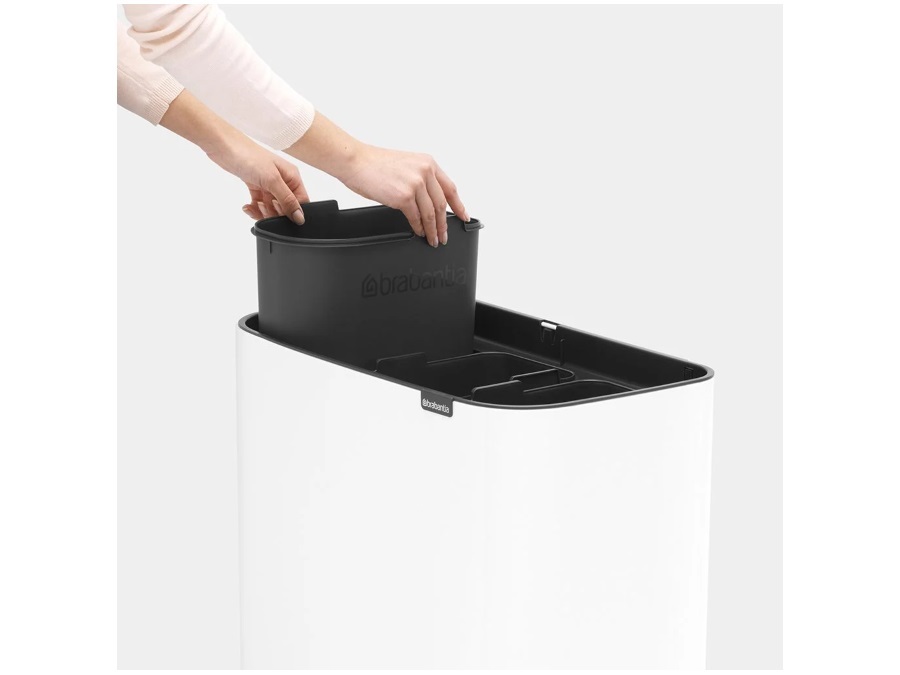 BRABANTIA BO TOUCH BIN pattumiera 3 x 11 litri - white