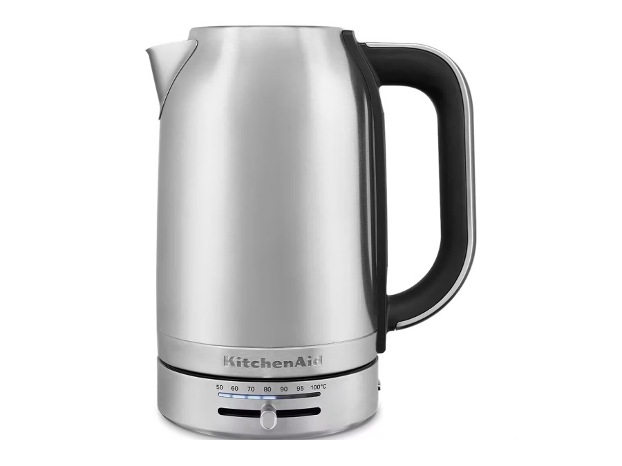 KITCHENAID BOLLITORE ELETTRICO A TEMPERATURA REGOLABILE 1,7L, Acciaio inox