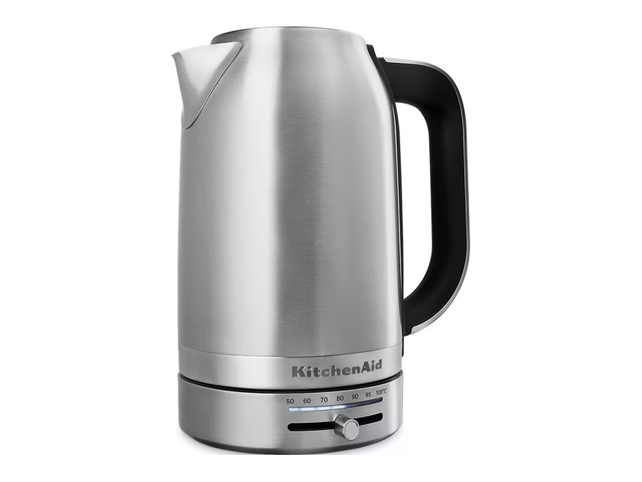 KITCHENAID BOLLITORE ELETTRICO A TEMPERATURA REGOLABILE 1,7L, Acciaio inox