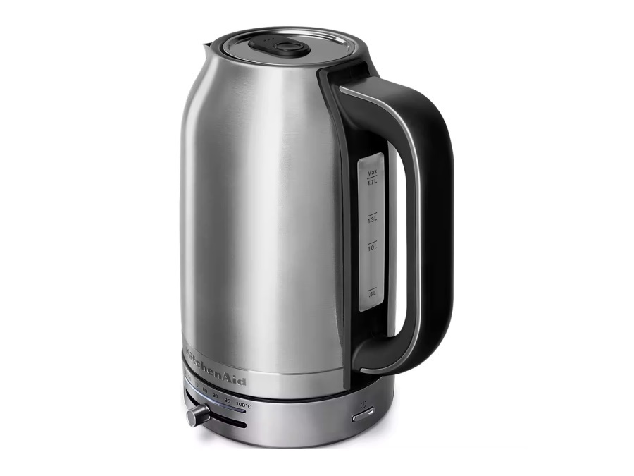 KITCHENAID BOLLITORE ELETTRICO A TEMPERATURA REGOLABILE 1,7L, Acciaio inox