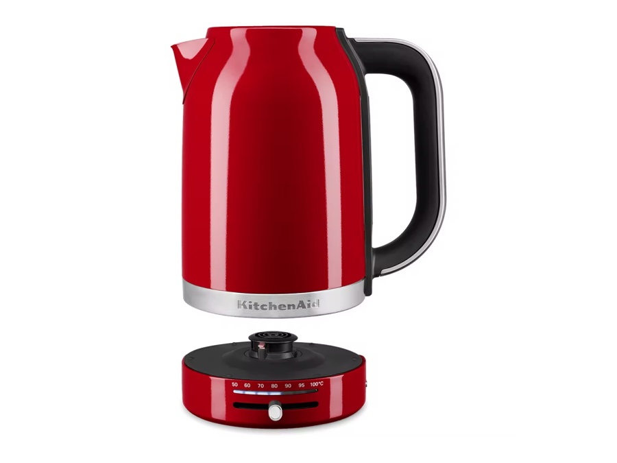 KITCHENAID BOLLITORE ELETTRICO A TEMPERATURA REGOLABILE 1,7L, rosso imperiale