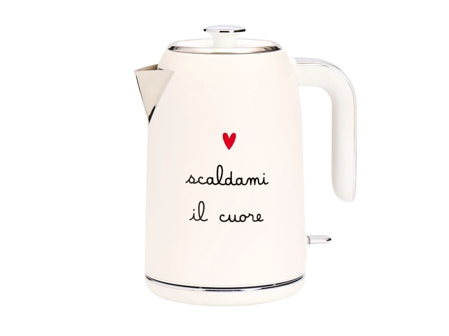 SIMPLE DAY LIVING & LIFESTYLE Bollitore elettrico bianco - Scaldami il cuore