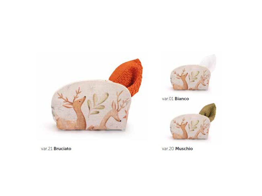 MAISON SUCREE Borgo Natale, set pochette+2 lavette