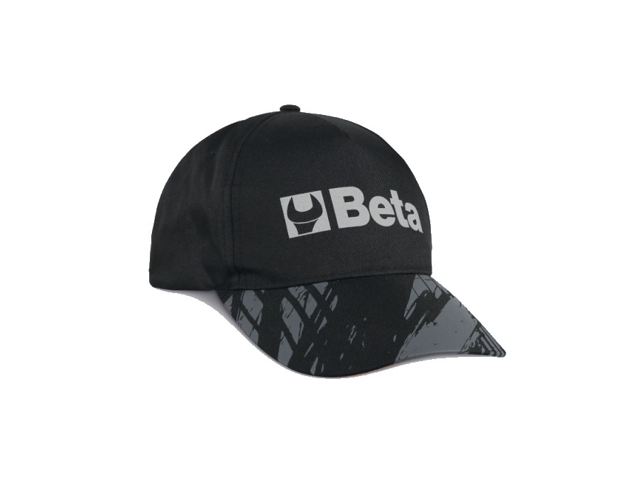 BETA UTENSILI Cappellino classico con visiera curva, nero