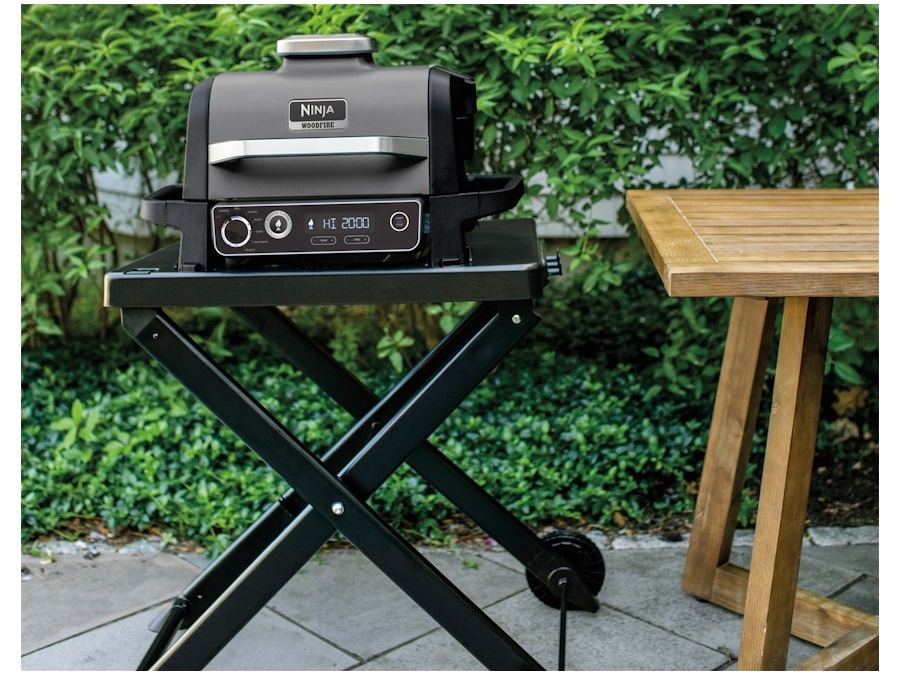 NINJA CARRELLO PIEGHEVOLE PER BARBECUE ELETTRICO NINJA WOODFIRE