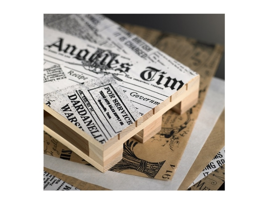 LEONE Carta antigrasso rettangolare "Journal", 33 x 32,5 cm, 500 pezzi