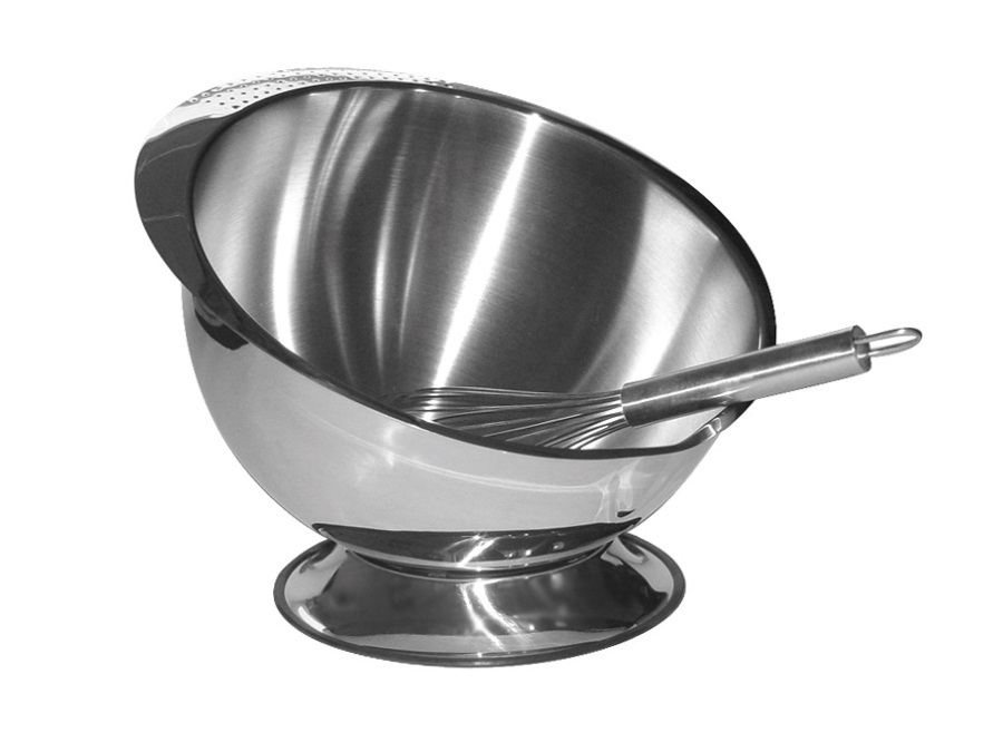Ciotola / piatto da cucina in acciaio inox 2,5 litri