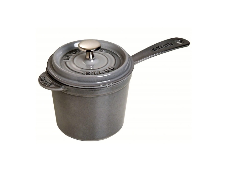 STAUB Cocotte alta con coperchio diam. 14 cm grigio grafite