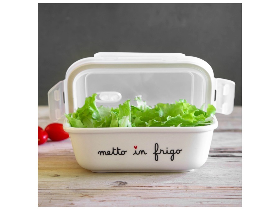 SIMPLE DAY LIVING & LIFESTYLE Contenitore Metto in frigo - tg. M 16.6x12x5.1 cm