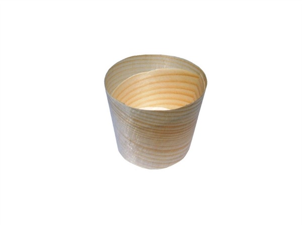LEONE Vaschetta alta in legno, Ø4,5x4,3 cm, 100 pezzi