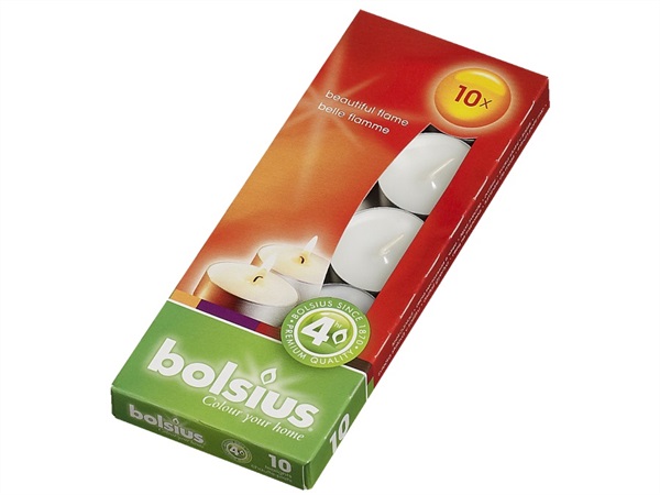 Bolsius tealight - scatola 30 pz - 8 ore