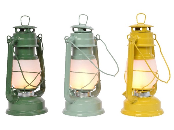 KAEMINGK Lanterna a batteria da esterni, 24 cm, colori assortiti