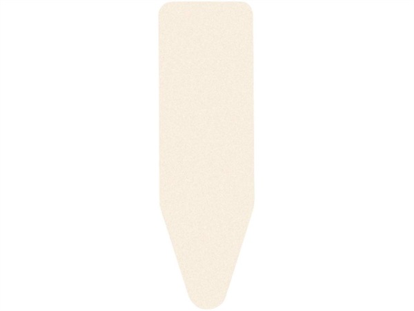 BRABANTIA Fodera per asse da stiro, cod. c, 124x45 cm, spugna 4mm + mollettone 4mm, ecru