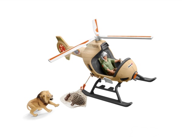 SCHLEICH Elicottero di salvataggio degli animali