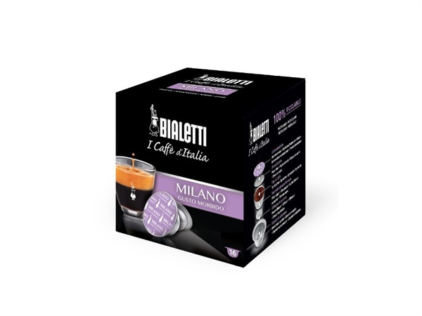 Bialetti industrie box 16 capsule espresso - torino
